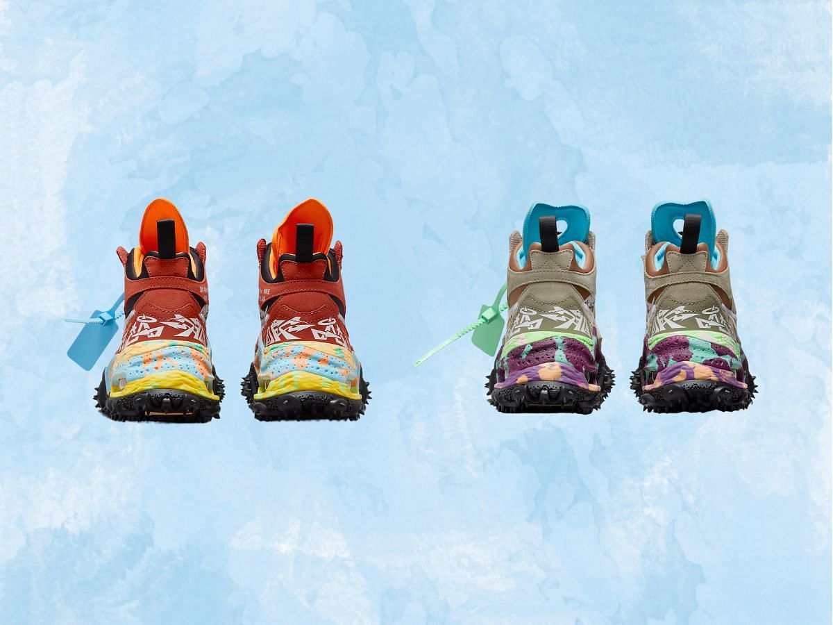 Off-White x Nike Air Terra Forma sneaker pack (Image via SBD)