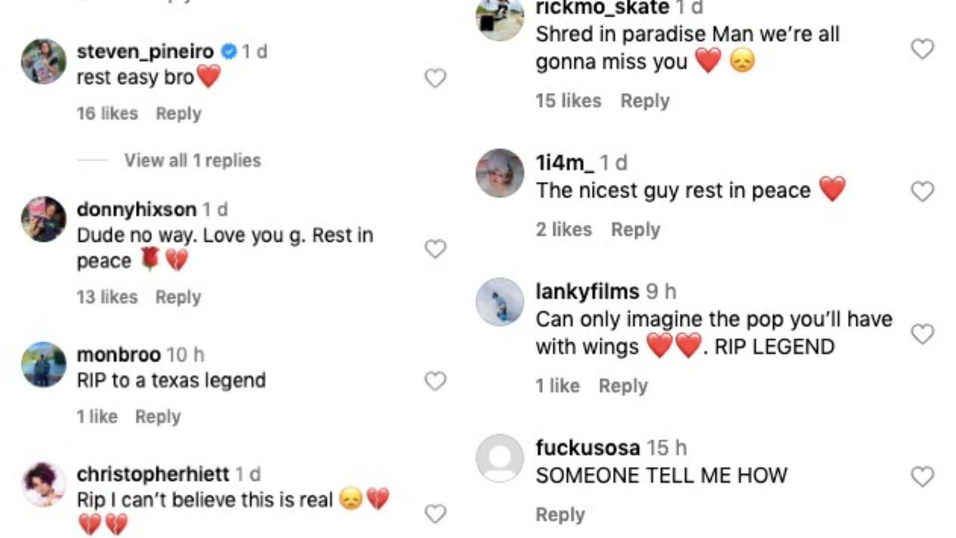 Reactions to Johnson&#039;s death(Image via KeChaud Johnson Instagram)