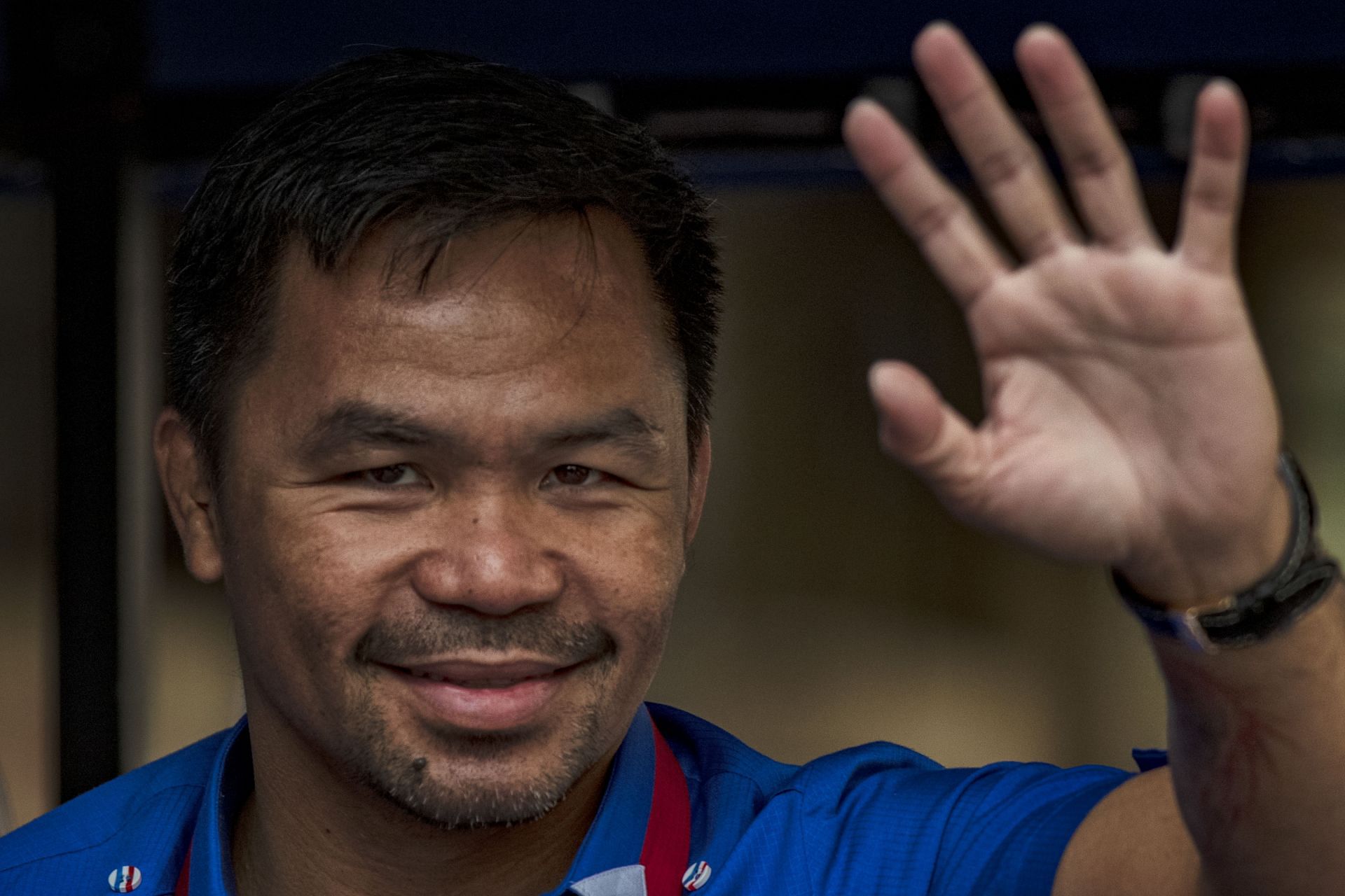 Philippines Presidential Candidate Pacquiao Campaigns In Manila