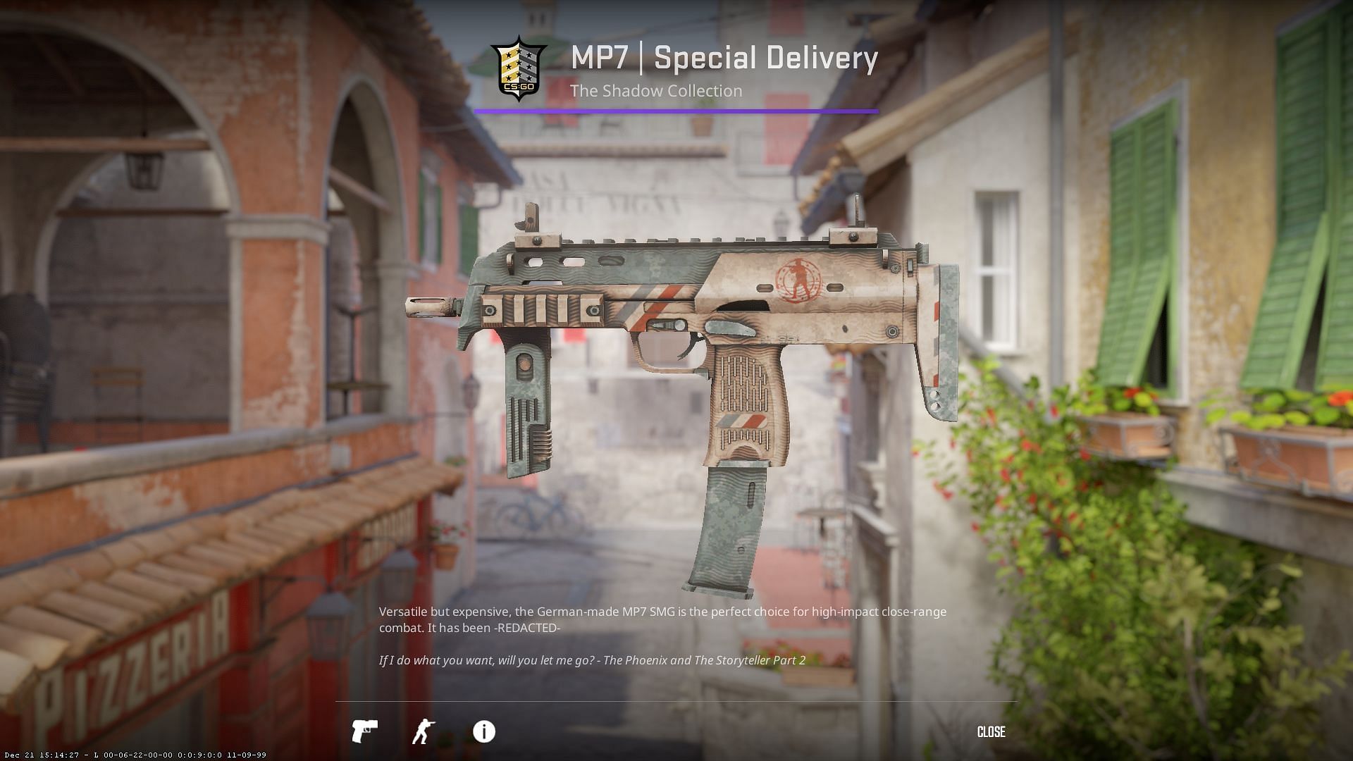 MP7 Special Delivery (Image via Valve)