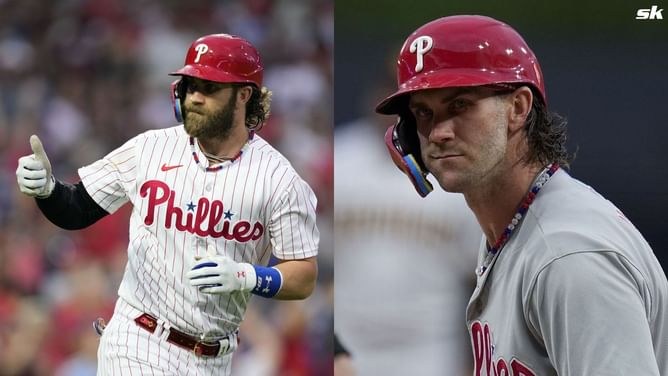 MLB fans roast Bryce Harper as Phillies star appears in NFL's SNF commercial for Eagles vs Cowboys game: "He’s so fake"