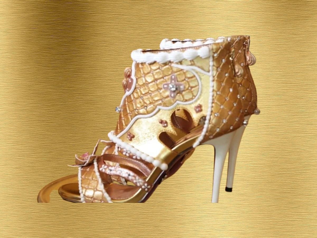 Debbie wingham diamond and clearance gold heels