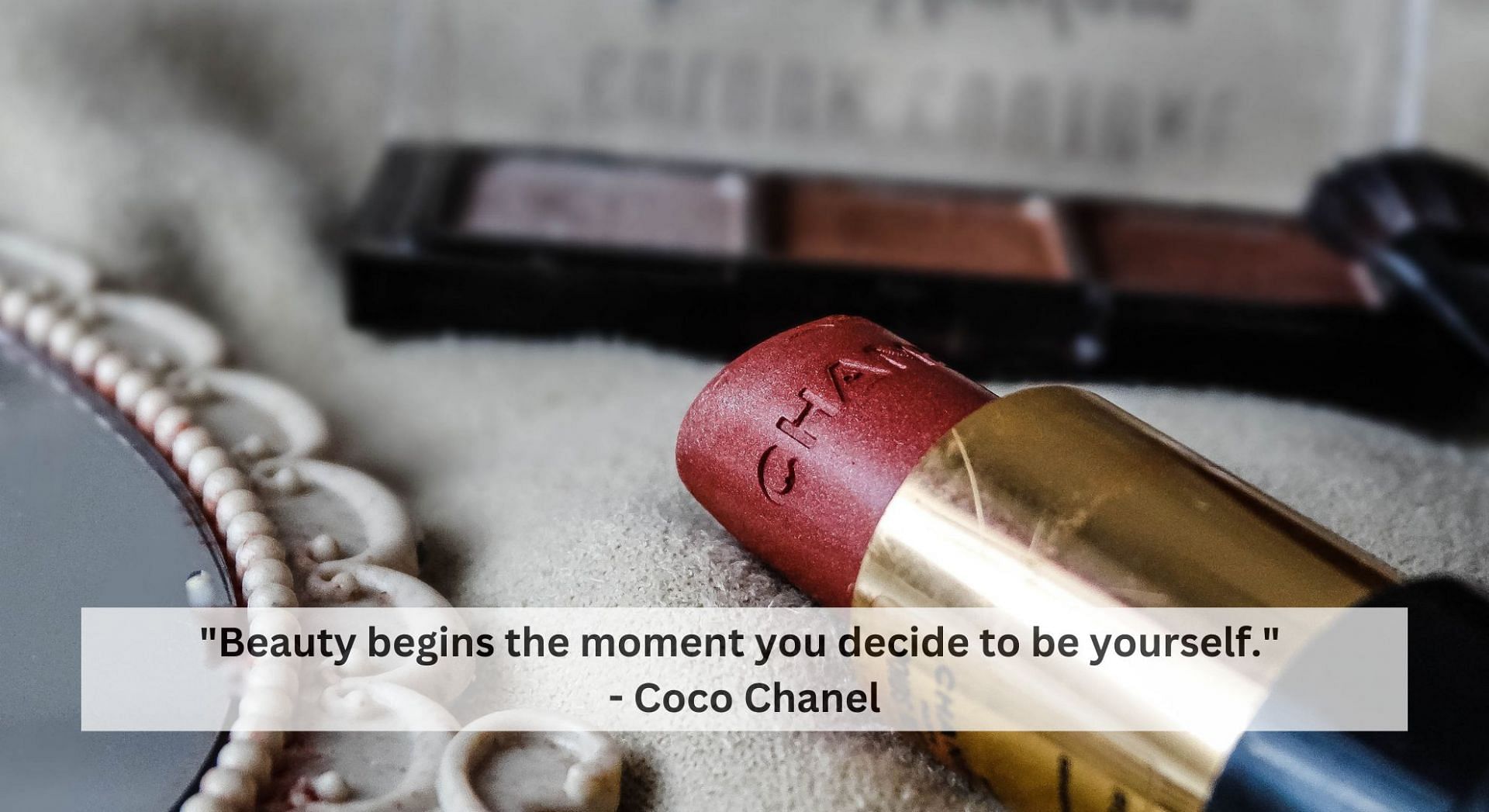 Iconic Coco Chanel Quote (Image via pexels/@Romina BM)