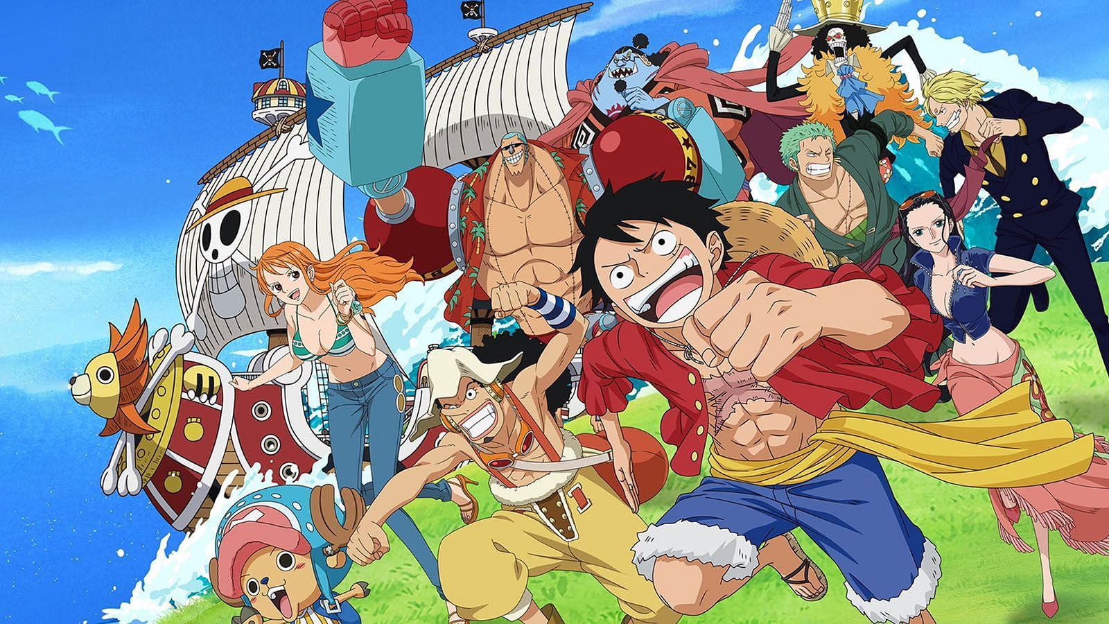 The main characters in One Piece (Image via Toei Animation).