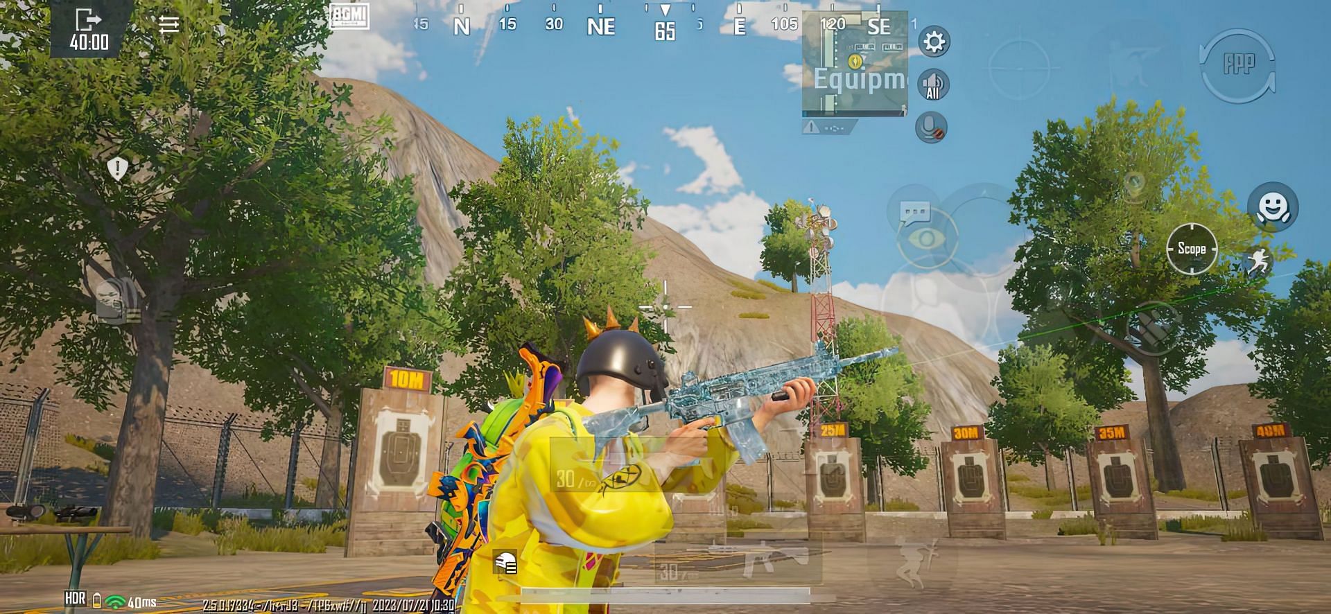 The Glacier M416 is one of the most expensive skins in the game (Image via Krafton)