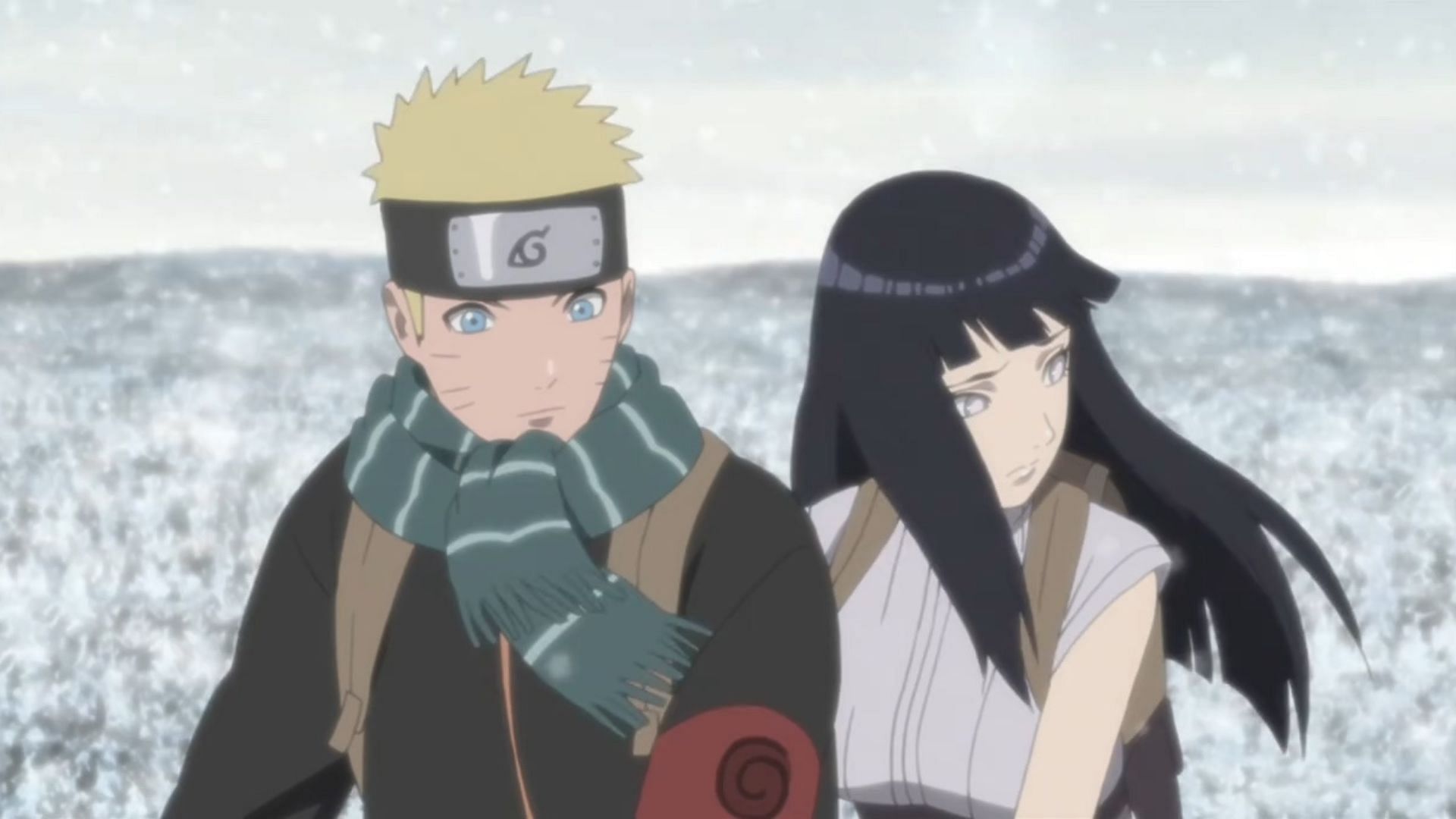 Naruto and Hinata as seen in the movie (Image via Studio Pierrot)