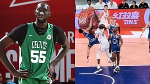 Watch: 7'6" Tacko Fall absolutely annihilates 6'3" player with brutal slam in Chinese league