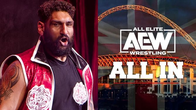 Satnam Singh recalls his "dream come true" moment at Wembley Stadium during AEW All In (Exclusive)
