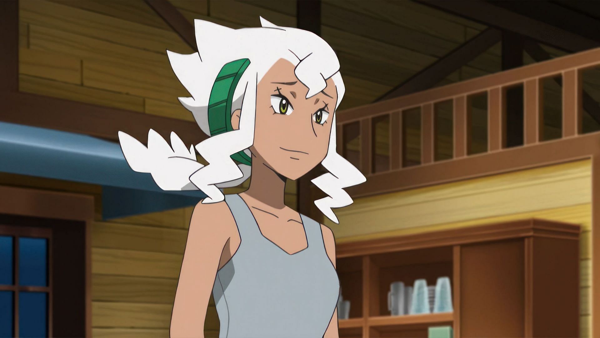 Professor Burnet from the anime (Image via The Pokemon Company)