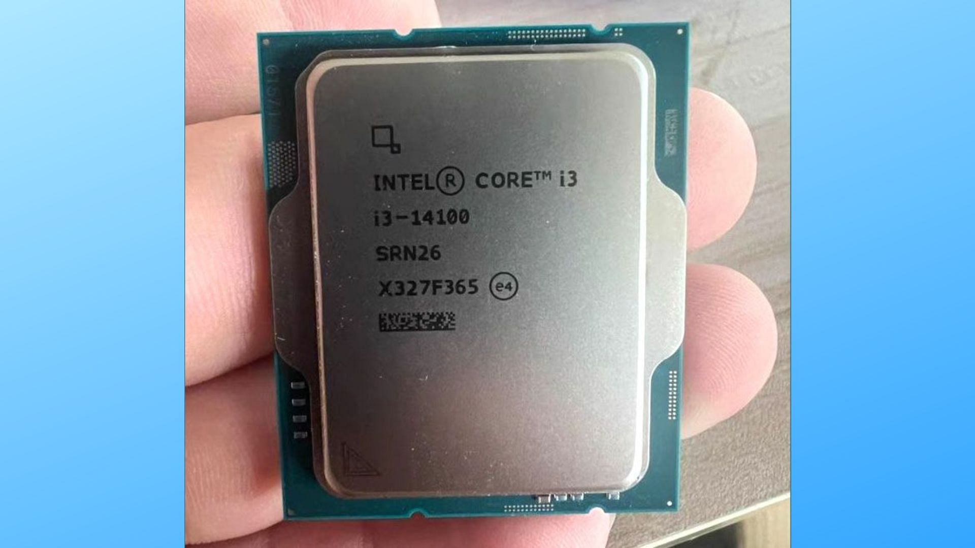 The i3-14100 was leaked in a Chinese forum (Image via Goofish China)