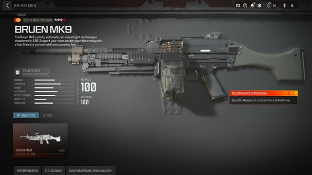 Best Bruen Mk9 loadout in MW3 Zombies Season 2 Reloaded: Attachments ...