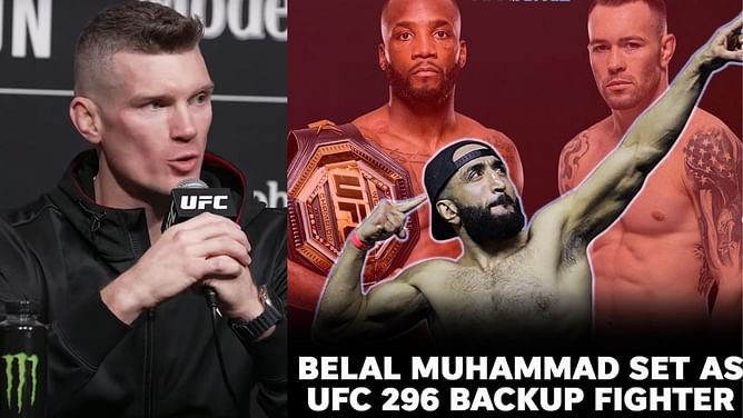 "Finally man" - Stephen Thompson reacts to Belal Muhammad stepping in as backup fighter for UFC 296 welterweight title bout