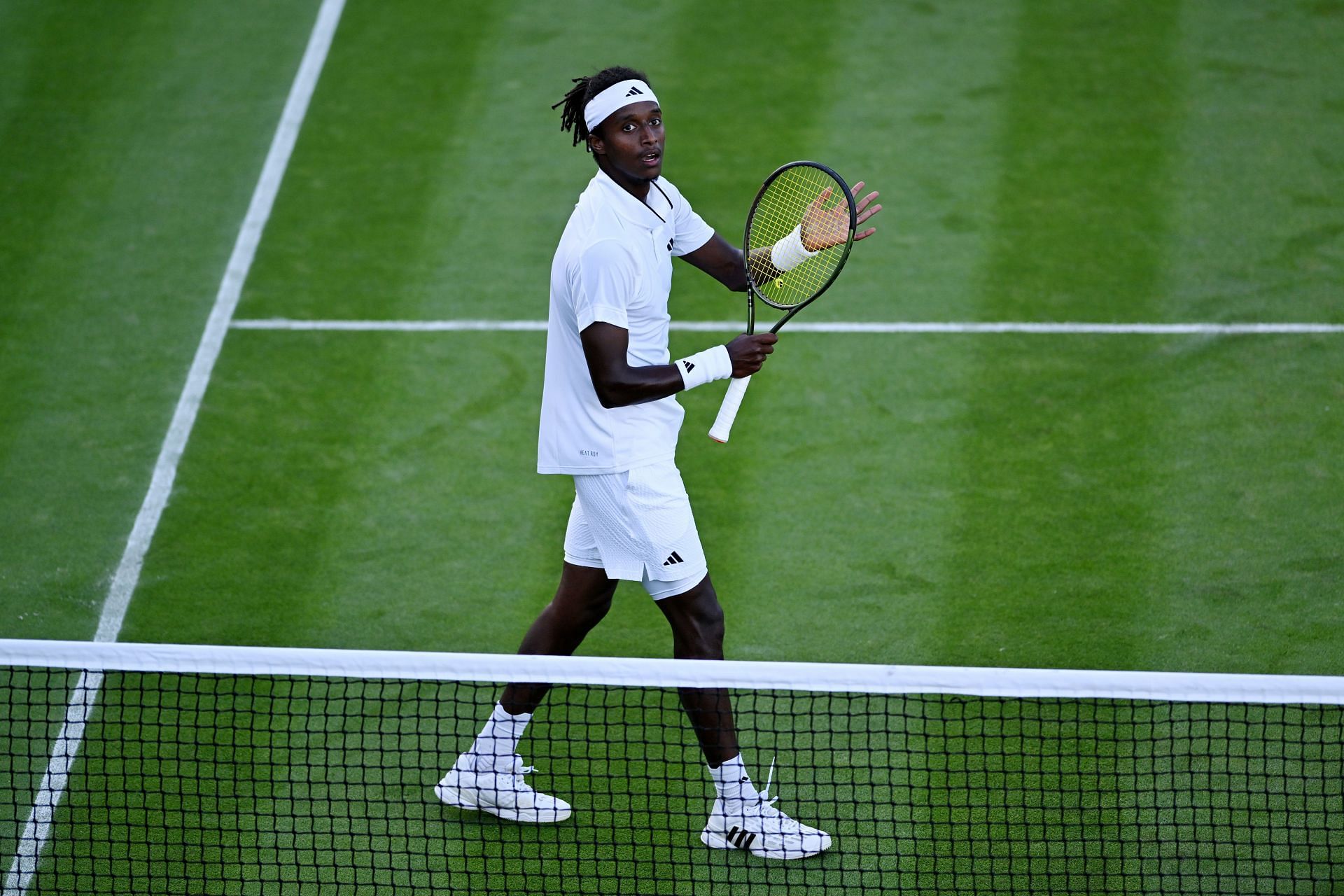 Mikael Ymer at the 2023 Wimbledon.