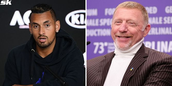 "Boris Becker is returning better than Novak Djokovic" - German hitting back at Nick Kyrgios and telling him to 'respect the past' amuses fans