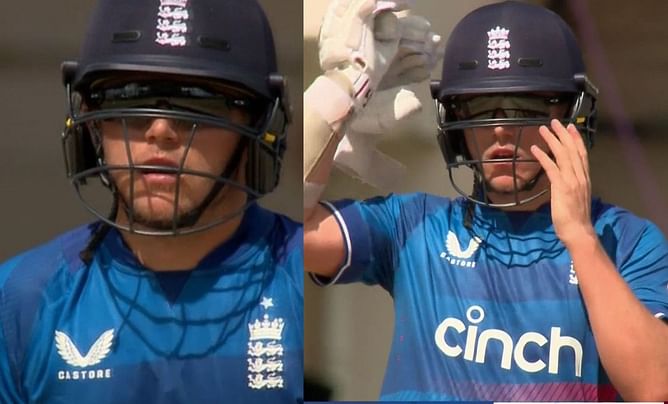 [Watch] Sam Curran bats with sunglasses during the 1st ODI between England and West Indies