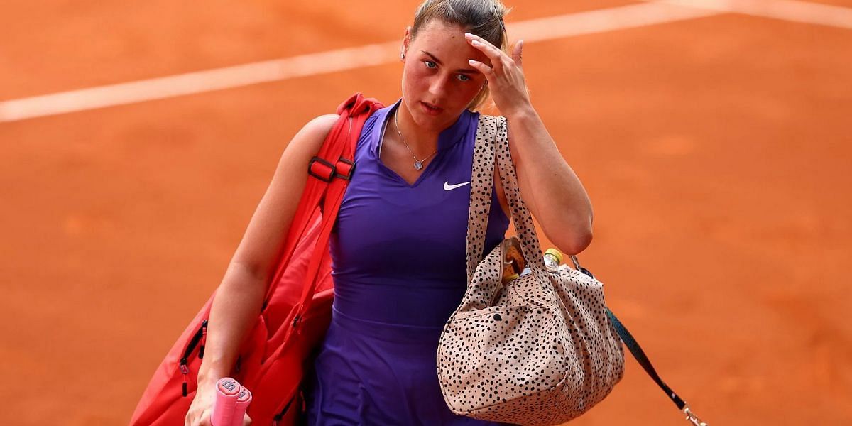 Marta Kostyuk made a last-minute withdrawal against Mirra Andreeva
