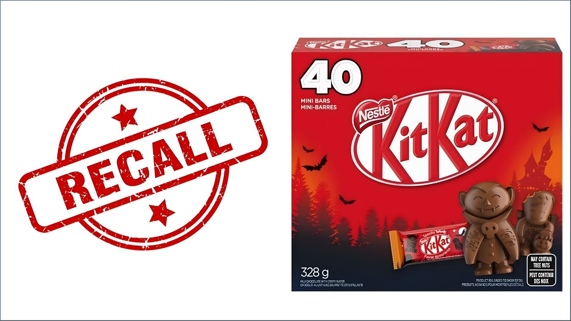 Nestl&eacute; Canada recalls KITKAT Halloween Scary Friends over plastic contamination (Image via Nestl&eacute; Canada)