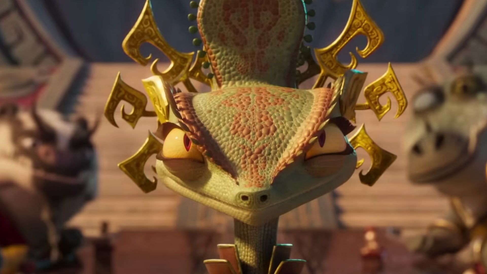 The Chameleon in the Kung Fu Panda 4 trailer is the new villain (Image via YouTube/Universal Pictures)