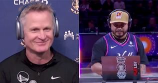 "I'm ready": Steve Kerr shows his wits by walking into Suns arena with headphones after calling out arena DJ
