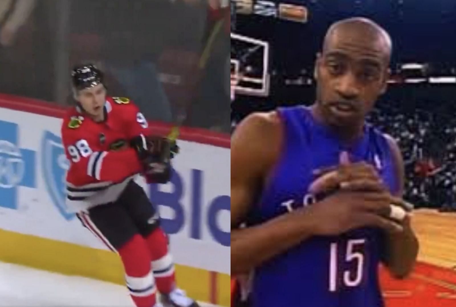 Blackhawks fans react as Connor Bedard pulls off clutch win followed by iconic Vince Carter celebration