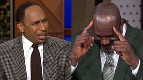 Watch: TNT crew revisits Shaquille O'Neal's hysterical Stephen A. Smith hairline look during crossover for the ages
