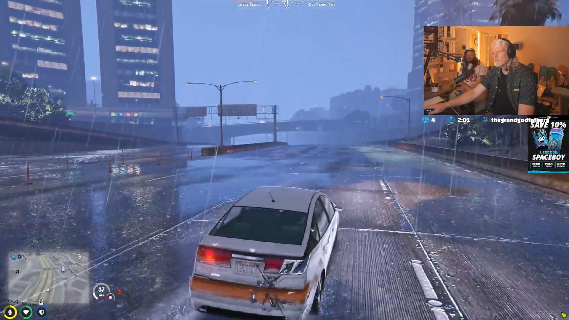 Dan Clancy takes on some GTA RP heckling (Image via Spaceboy/Twitch)