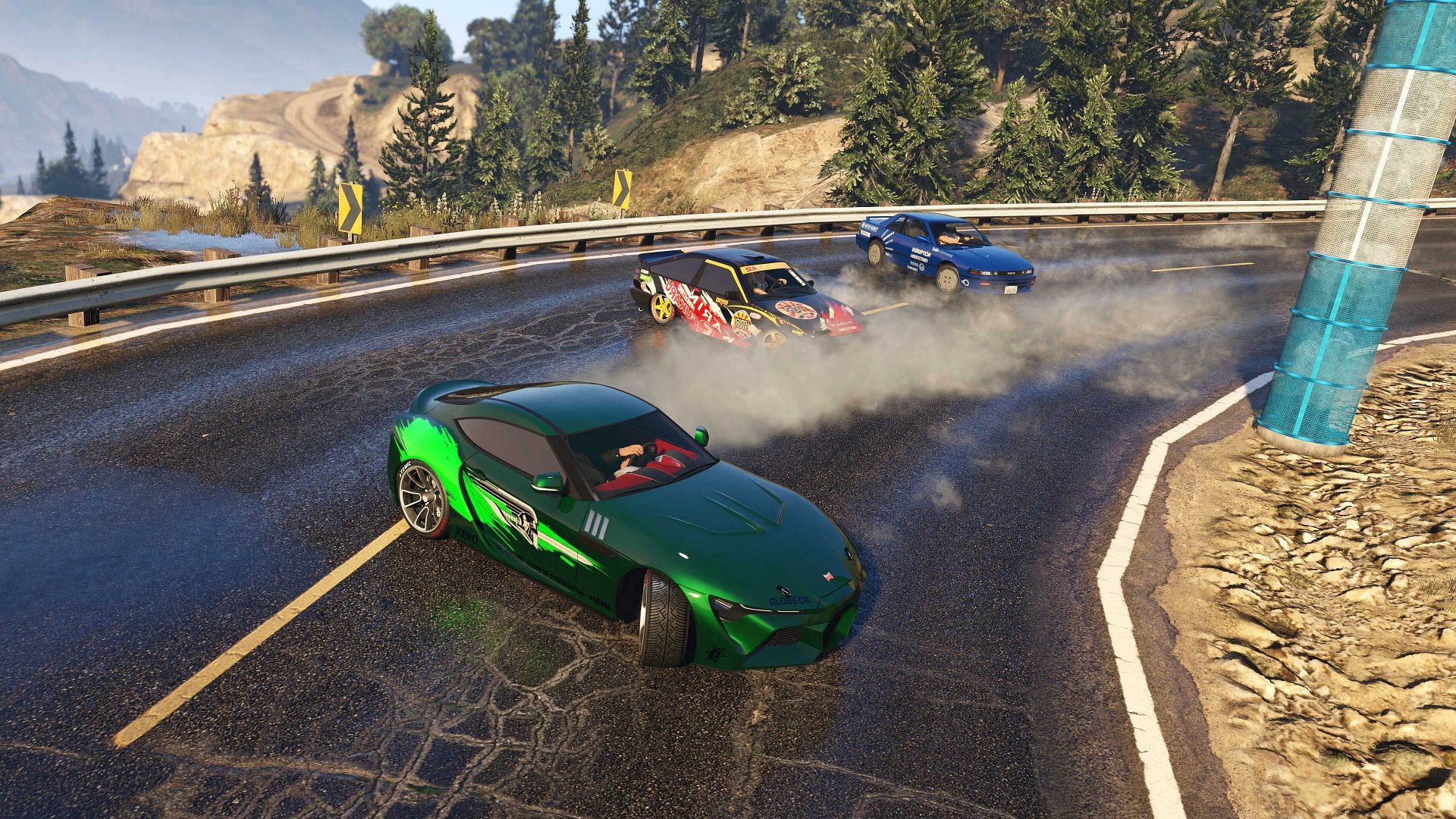 An image of the upcoming drift races in the game (Image via Rockstar Newswire)