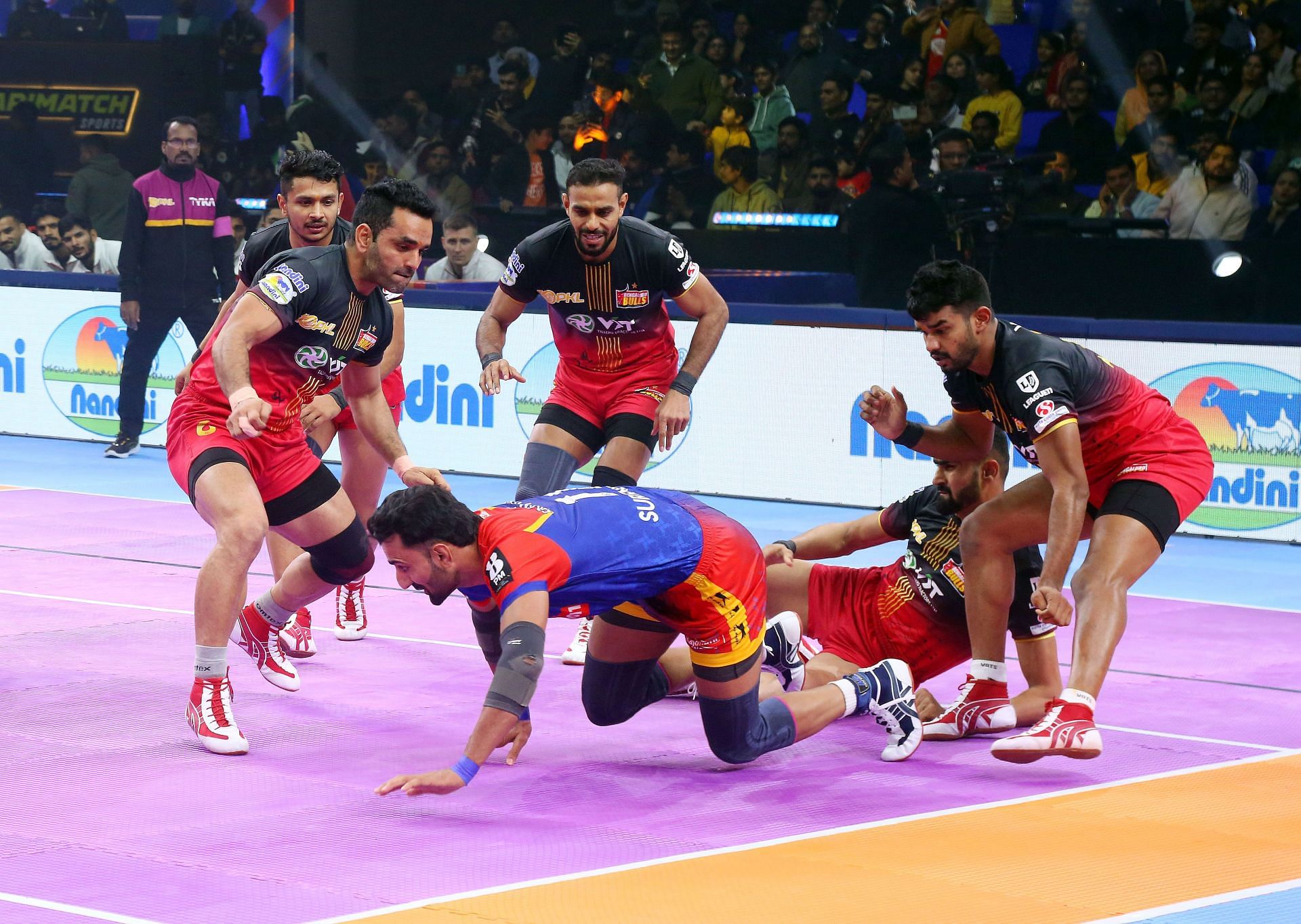 Tamil Thalaivas face Bengaluru Bulls (Credit: PKL)