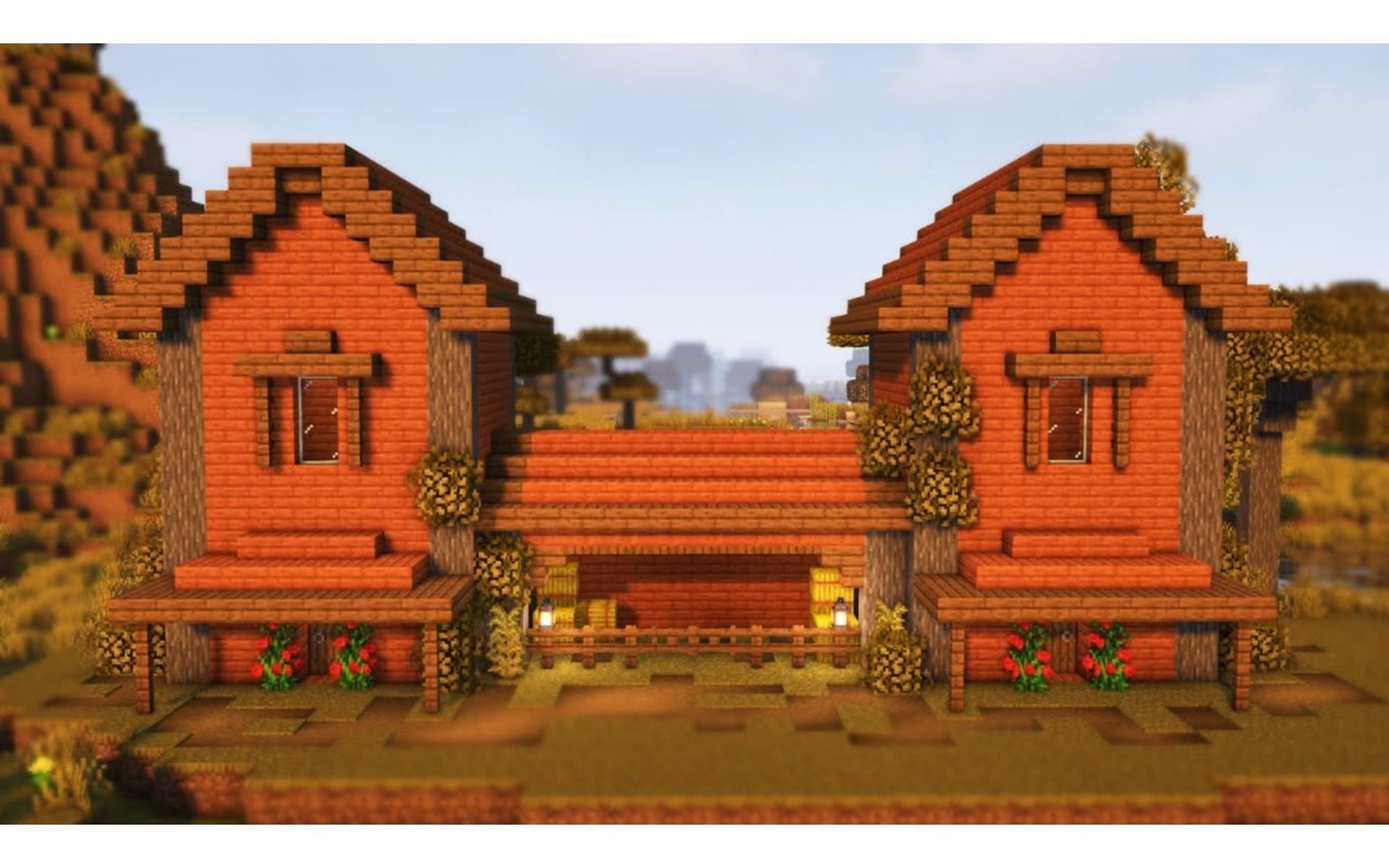 Using acacia can be a great way to accent builds (Image via YouTube/Lex The Builder)