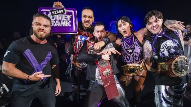 WATCH: Judgment Day members seemingly break character during a segment on WWE RAW