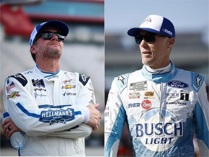 Kevin Harvick gifts Dale Earnhardt Jr. race-used steering wheel from his final season in NASCAR