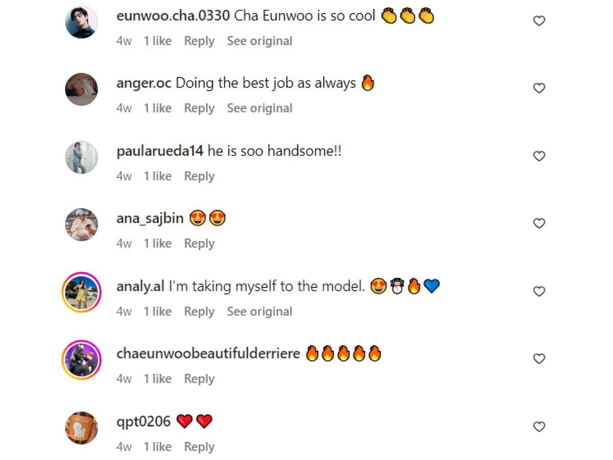 Fans react to the video (Image via Instagram)