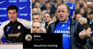 "Poch is a clown", "I'm not liking this" - Chelsea fans unhappy as 20-year-old star starts from the bench against Newcastle in EFL Cup fixture
