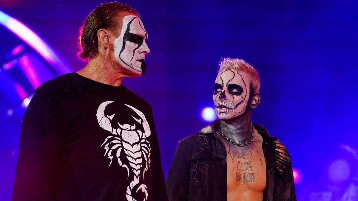 Sting (left) and Darby Allin (right)