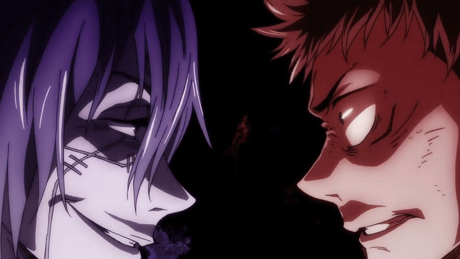 Mahito and Yuji Itadori in Jujutsu Kaisen (Image via MAPPA)