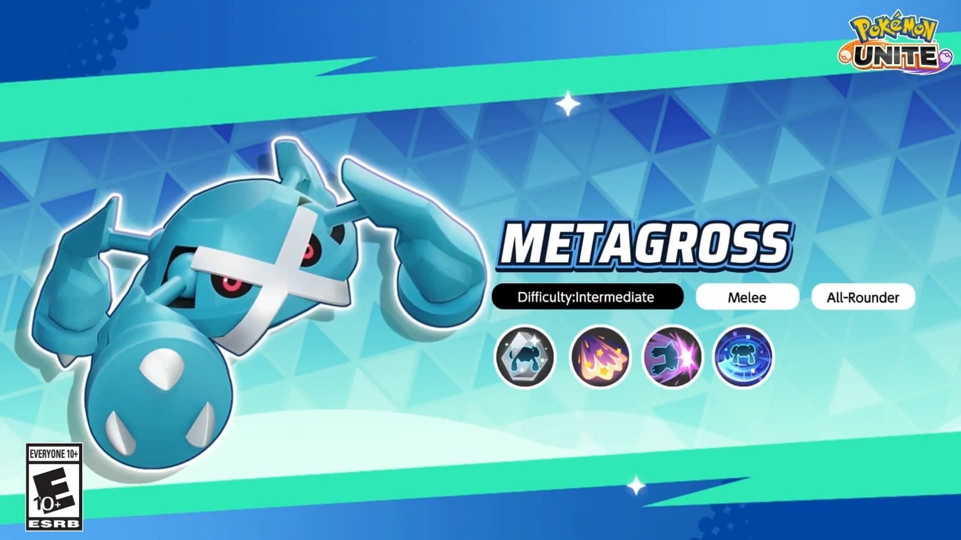 Metagross makes the overall balance even more diverse in Pokemon Unite (Image via The Pokemon Company)