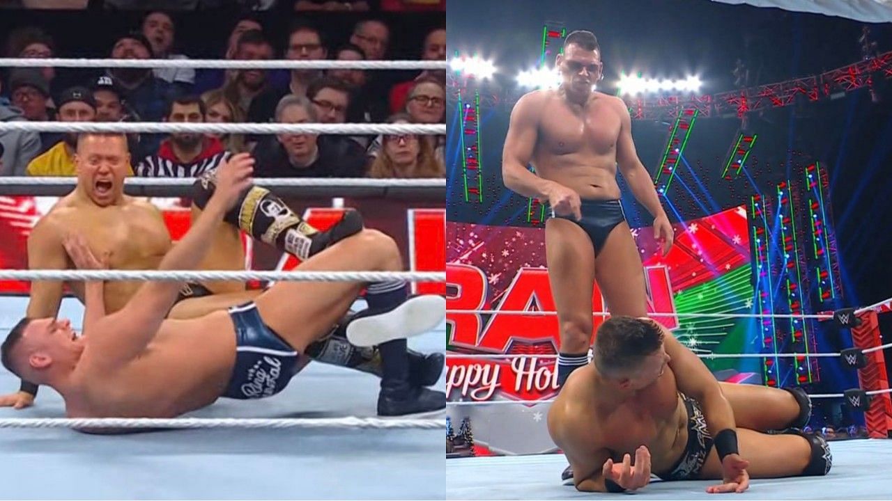 WWE Raw में द मिज़ और गुंथर के बीच जबरदस्त मैच हुआ 