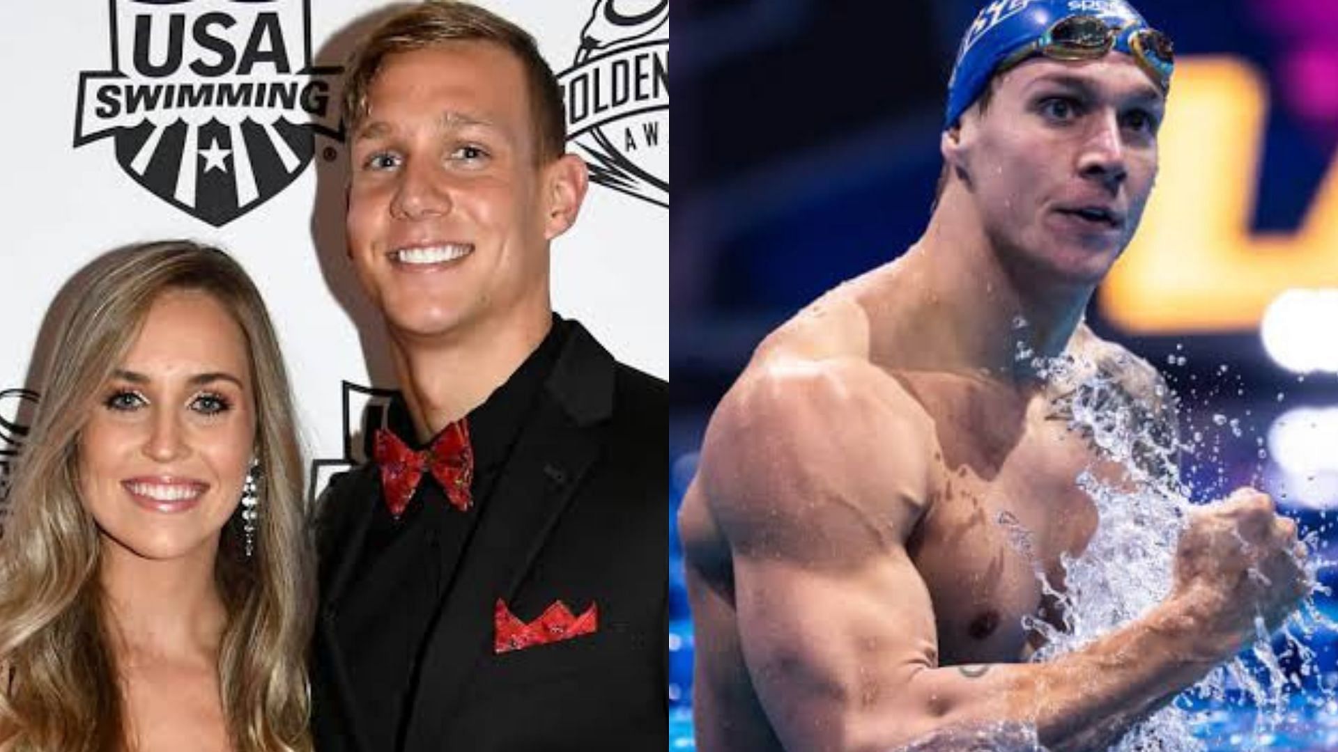 Caeleb Dressel and Meghan Haila ( Image via Sportskeeda)