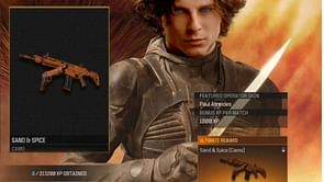 How to get Sand and Spice camo in Warzone Dune Trial of Power event