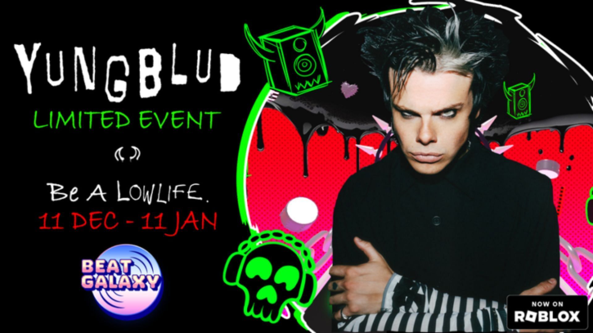 Official Yungblud event poster (Image via Beat Galaxy)