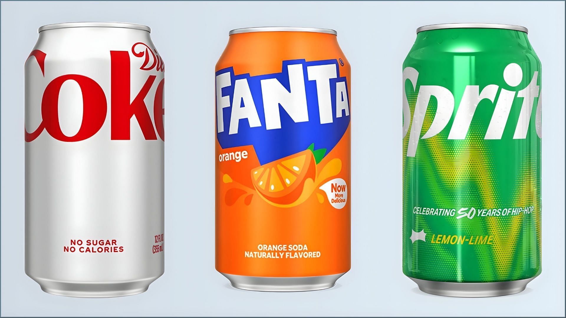 The recalled Diet Coke, Sprite, and Fanta Orange cans were sold in Alabama, Florida, and Mississippi (Image via Coca-Cola)