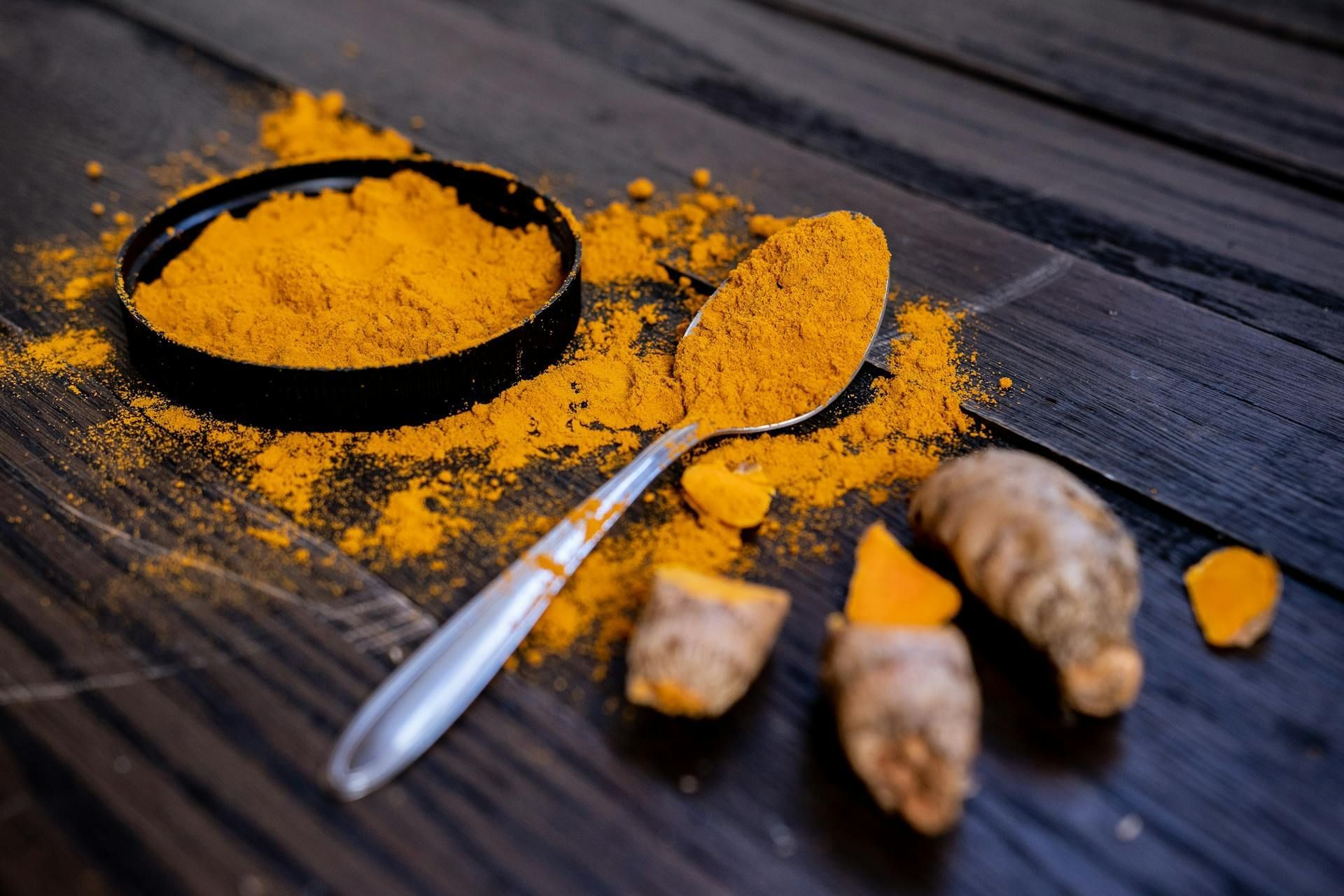 Apply turmeric. (Image via Pexels/Karl Solano)