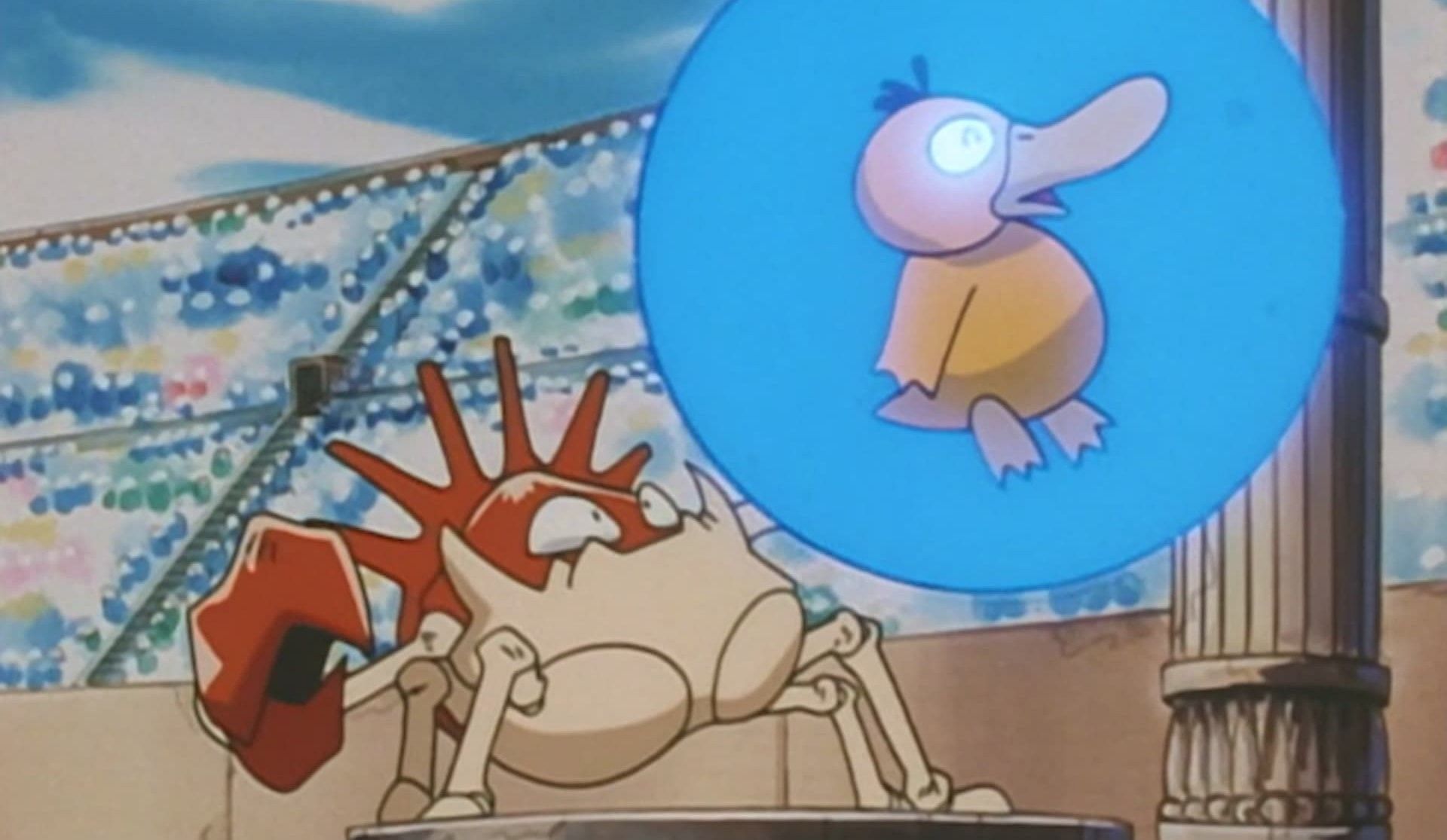 Kingler vs Psyduck (Image via The Pokemon Company)