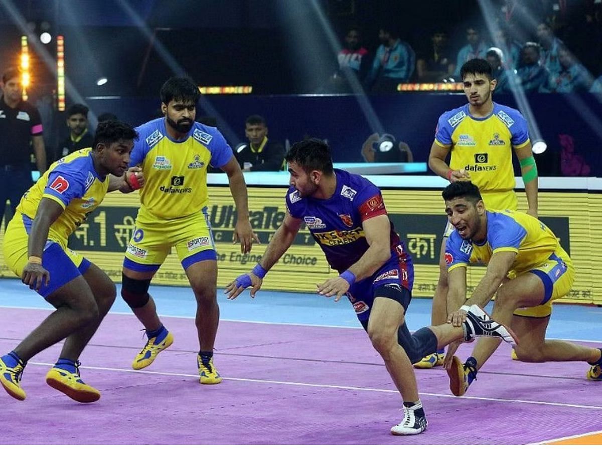 Tamil Thalaivas vs Dabang Delhi KC Pro Kabaddi League