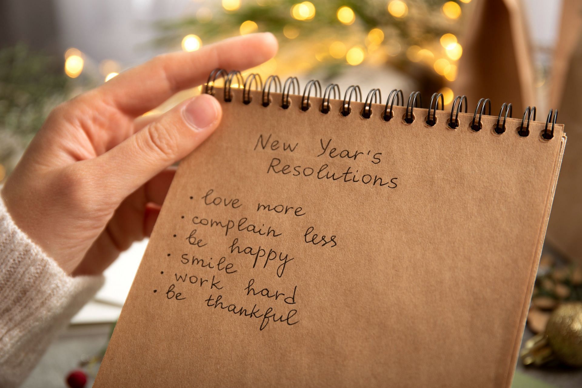 New year resolutions are to make you happy and feel better. (Image via Freepik/ Freepik)