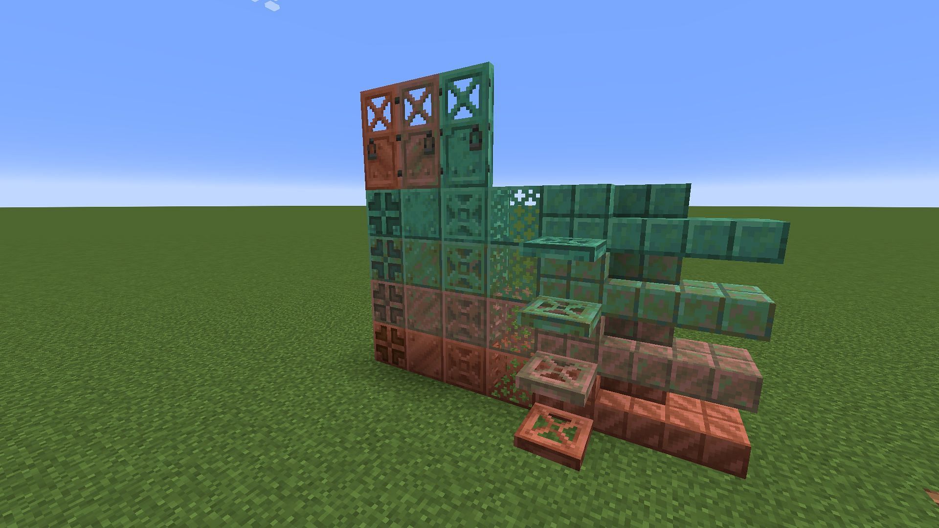 Minecraft 1.21&rsquo;s new copper blocks expand building and decorating opportunities (Image via Mojang)
