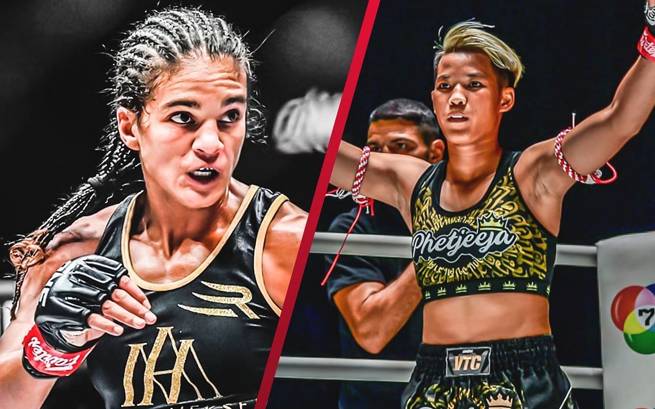 Anissa Meksen (left) and Phetjeeja (right) | Image credit: ONE Championship