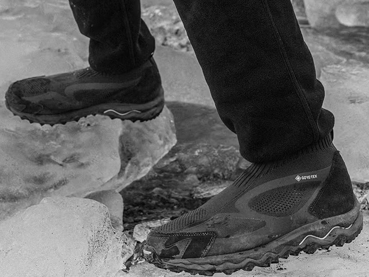 Mizuno x Nonnative &ldquo;All-black&rdquo; Wave Mujin TL Mid GTX sneakers (Image via Nonnative)