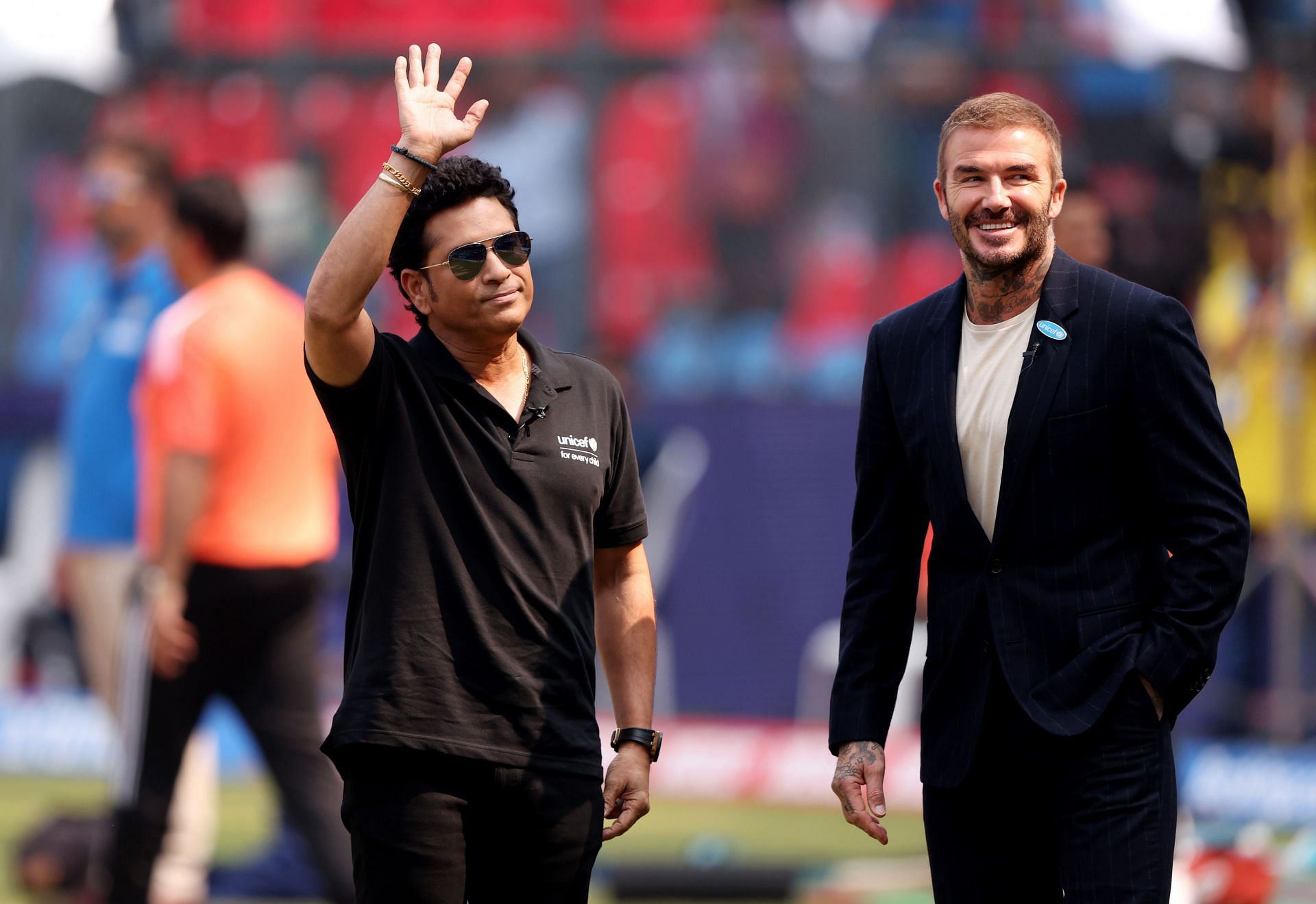 Sachin Tendulkar (left) is a legend of his game, as is David Beckham (right) in his - football.