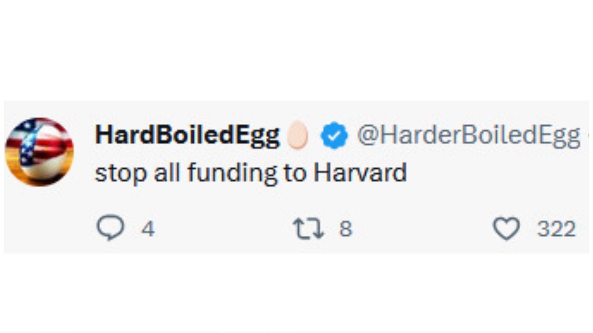 Social media users react as hundreds of Harvard faculties signed petition against Gay&#039;s removal (Image via X / @HarderBoiledEgg)